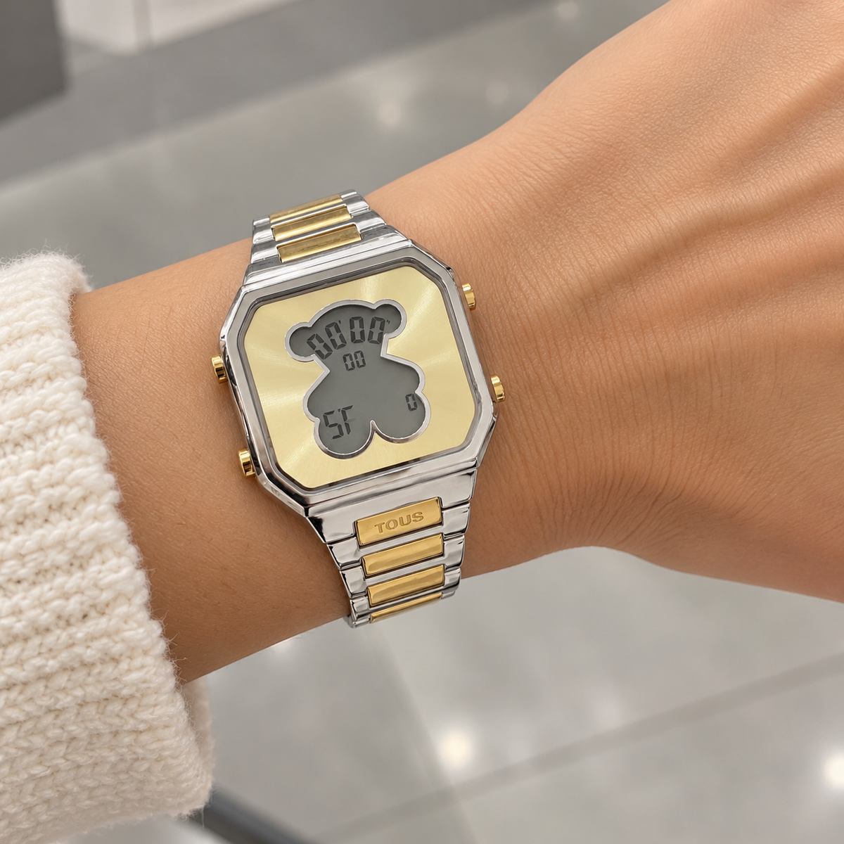 Reloj Tous digital bicolor